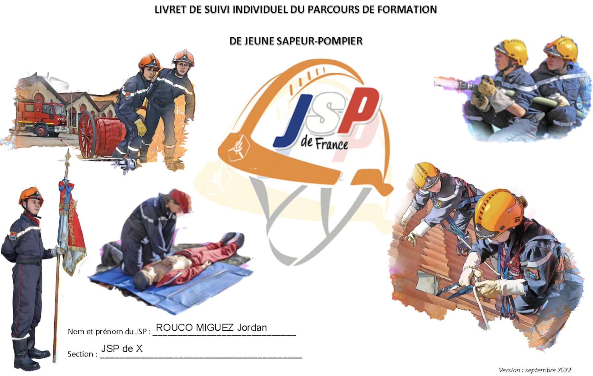 Livret de suivi individuel JSP à remplir